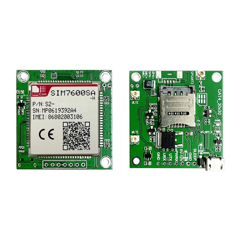 SIMcom SIM7600SA-H LTE CAT4 Core board breakout kit TE-A 1 pz