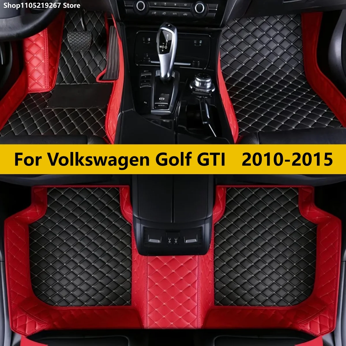 

Car Mats Fit For Volkswagen Vw Golf GTI 2010 2011 2012 2013 2014 2015 Auto Accessories Carpet Pads Full Set Foot Matts Rugs
