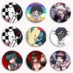 Anime Danganronpa V3 New Dangan Ronpa Button Pin Hinata Kokichi Oma Kaito Momota Harukawa Maki Nagito Brooch Badge Bag Decor