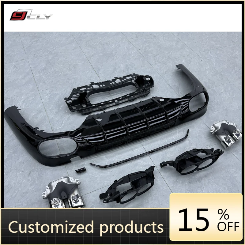 

High quality and reliable2024-2025 New High Quality Benz E Class W214 Upgrade E53 Diffuser Exhaust Pipes Black Silvery Two S