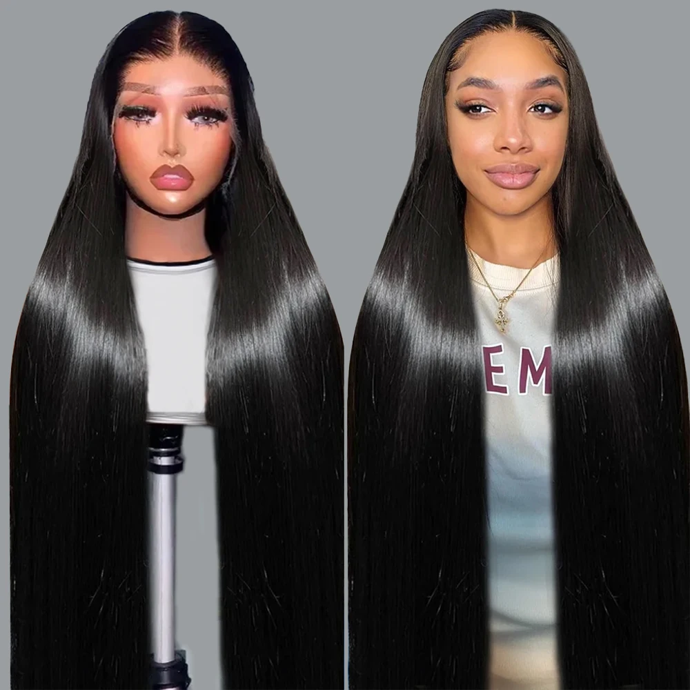 250 Density Straight Human Hair Wigs 7x5 Glueless Pre-Cut Lace Wig Ready To Go Natural Remy Glueless Human Hair Wig For Women