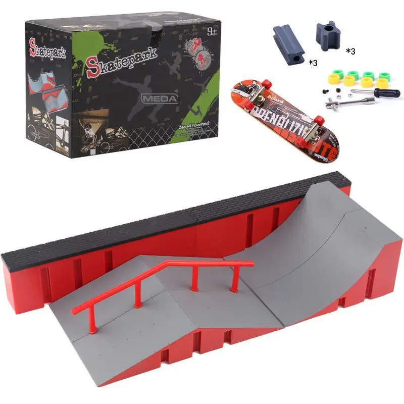 Finger skateboard scene DIY Mini Park slope Track Stairs Venue combination Children's indoor home toys Christmas birthday gift