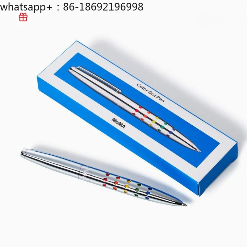 Color Polka Dot Pen, Business Signature Premium Pen Ballpoint Pen