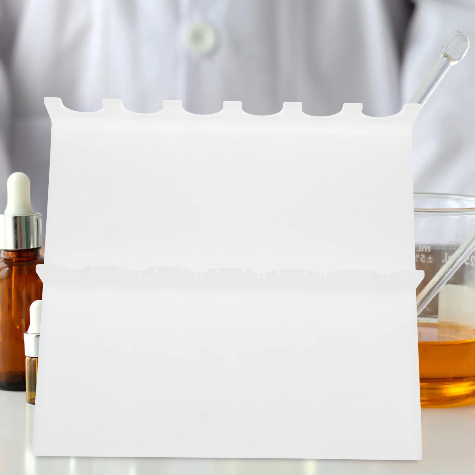 حامل ماصة للماصات المتعددة 6 فتحات L-Type Z-Type رف بلاستيكي مختبر ماصة حامل أداة عرض صغيرة خطية 2025 #1