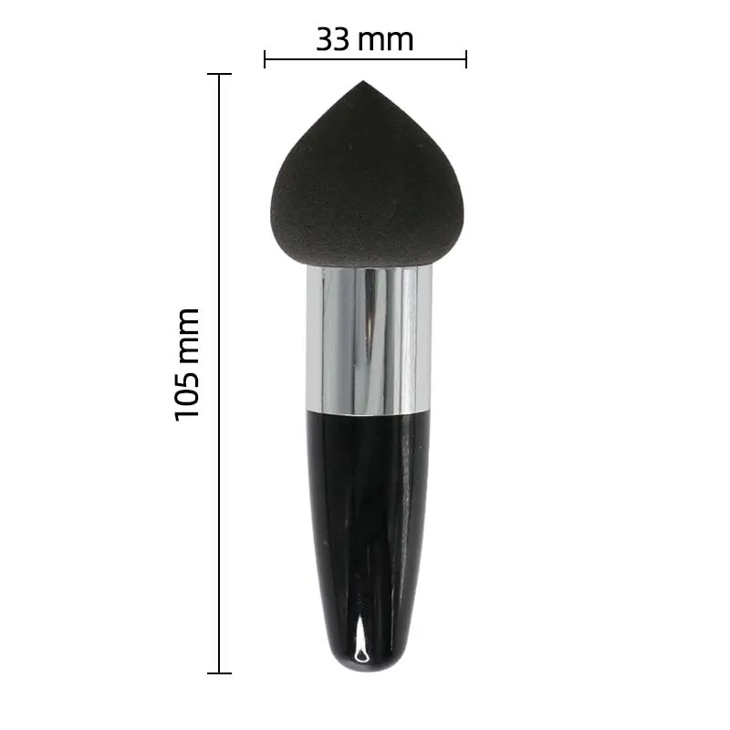 1pc cabeça de cogumelo pincéis de maquiagem feminino maquillaje beleza fundação esponja pó puff com alça em forma suave ferramenta cosmética