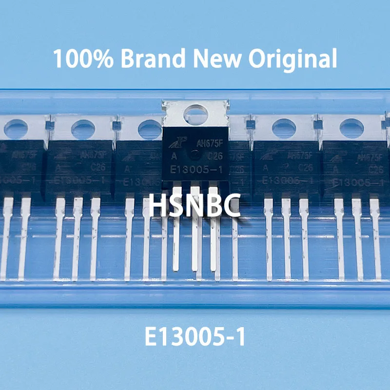 10Pcs/Lot E13005-1 E13005-1A FHP13005 13005 TO-220 800V 4A 75W Bipolar Junction Transistor 100% New Original