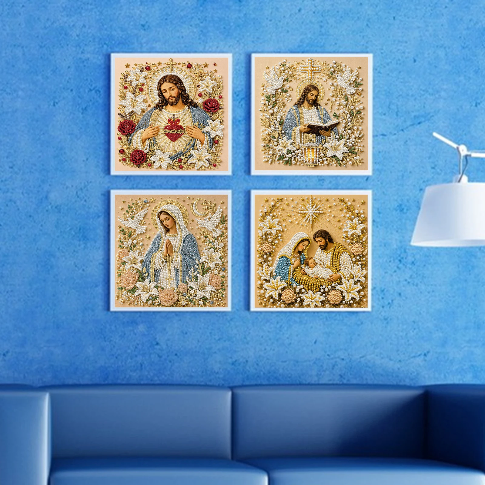 Resin Craft For Beginners - DIY Pearl Art Kit with Frame