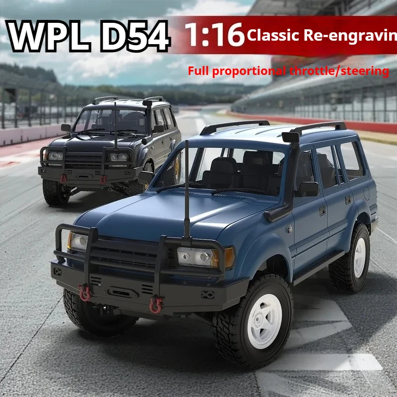 WPL D54 LC80 1/16 Scale Full-Proportional Drift Off-road Climbing Vehicle Remote Control Vehicle Model Boy's Gift