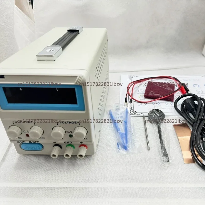 Puncture, anodizing machine, titanium alloy jewelry for color change, voltage adjustable 220V or 110V