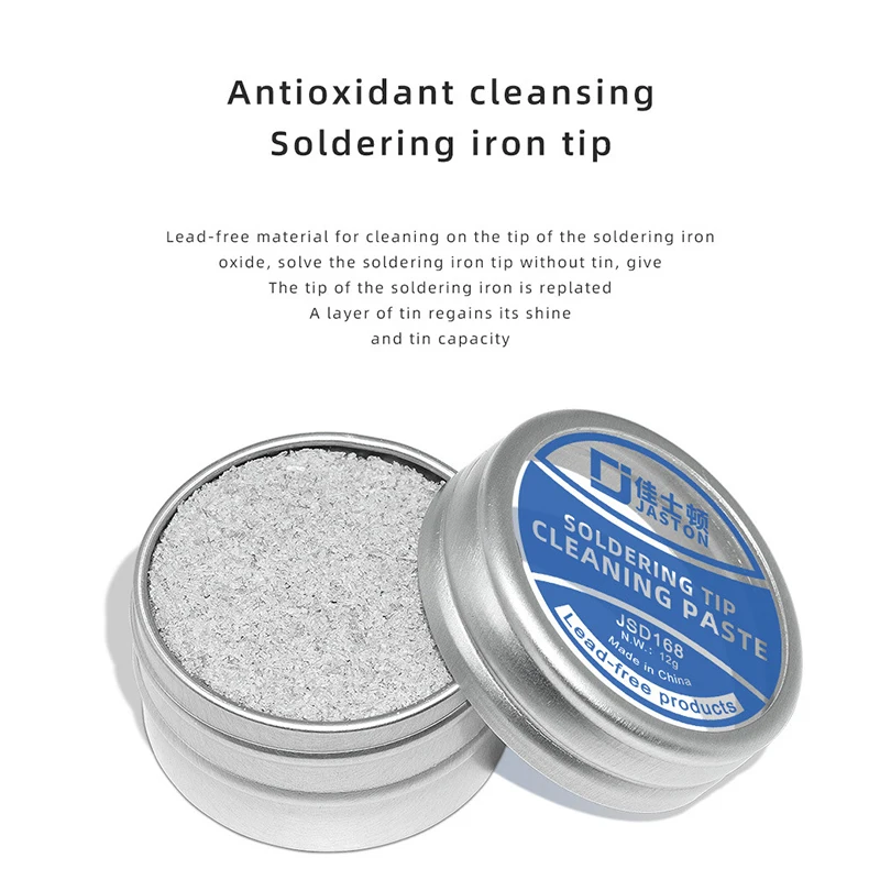 ไฟฟ้าSoldering Iron Tip Oxidation Clean Plaster Resurrection Plaster Refresher Solder Cream Non-Stickดีบุกซ่อมเครื่องมือ