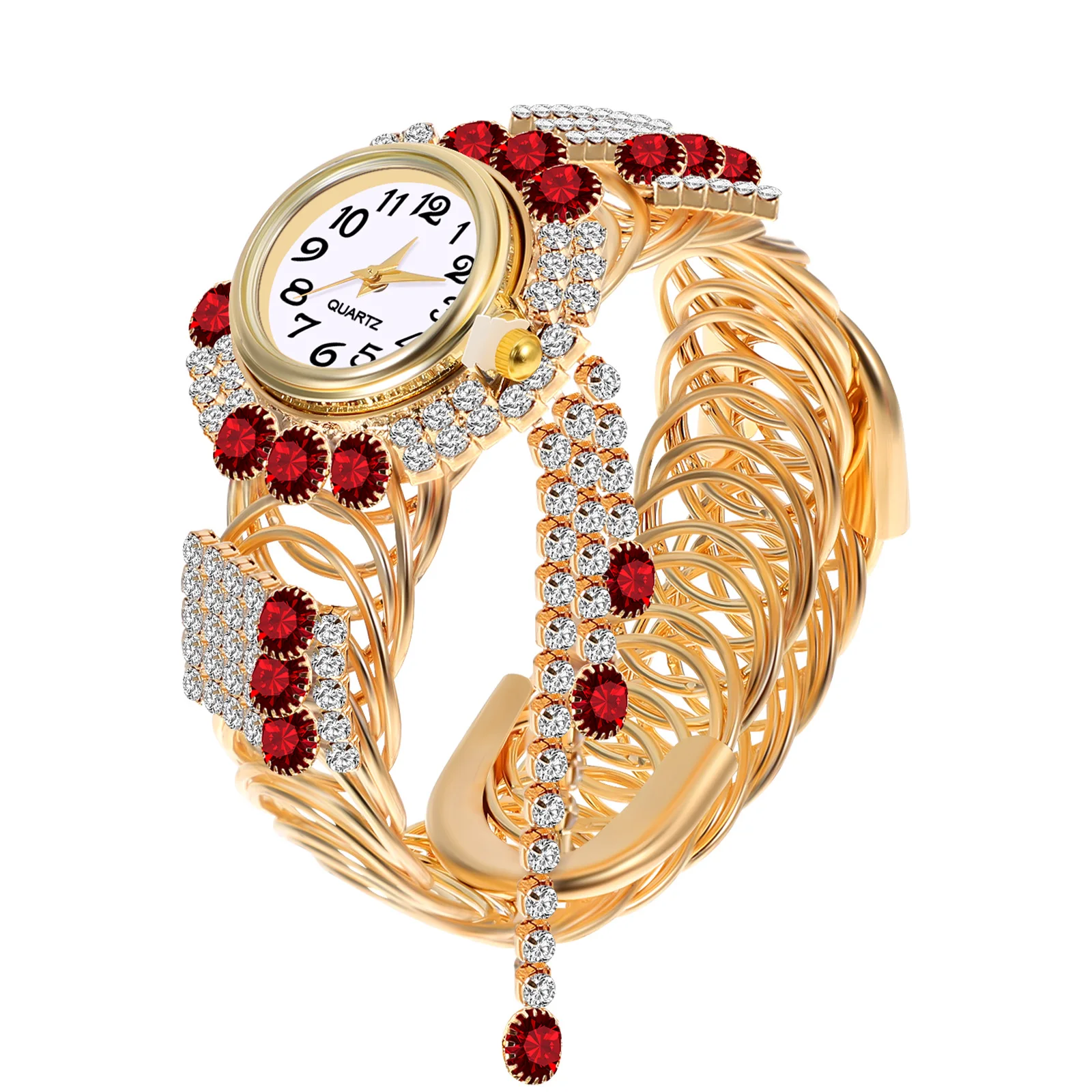 

Elegant Quartz Watch Bracelet for Women Alloy Fashion Bangle Wrist Dress Ladies Small Vintage Lightweight Stylish Comfortable