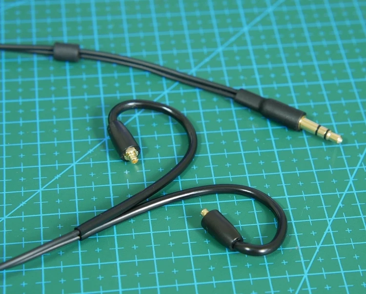 DIY Bluetooth Receiver 45CM length Special Short Cable Custom MMCX Pin connector Equal-length Extension Cable Earpiece Option