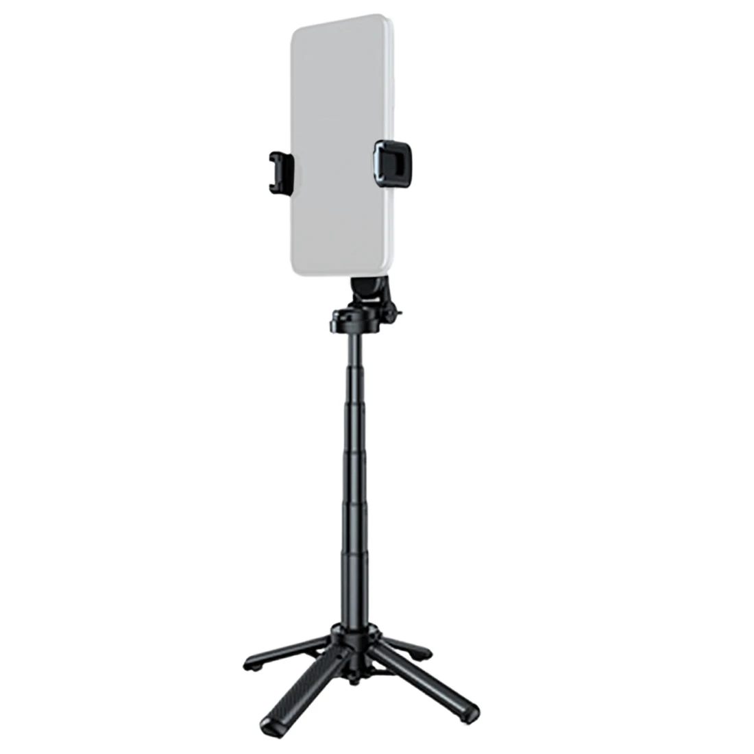 N05R Pocket Selfie Stick Four-Corner Stand with Rechargeable Bluetooth Remote Foldable Phone Holder for IPhone Android