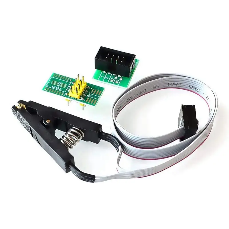 【Ship Within Programmer Test Clip SOP8 Clip Wide And Narrow Body 8-Pin Universal Clip Adapter Clip IC Socket Burning Chip Clip