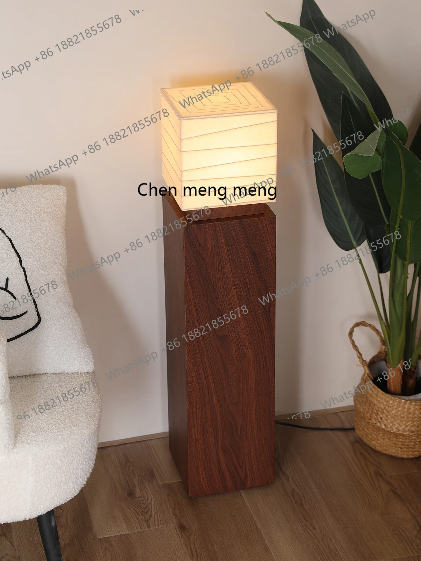 A139 Floor lamp: medieval wabi-sabi style hotel lobby, bedroom, study, tea room