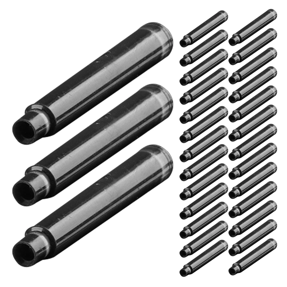 

100Pcs Fountain Pen Ink Refills Heat Erasable Refillable Replacement for Calligraphy Office School Smooth Writing Supplies