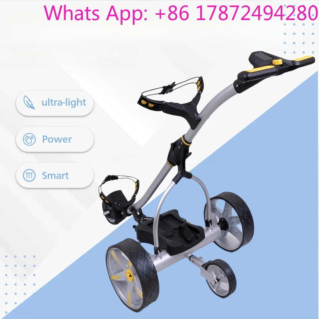 EZ Fold Remote Control Golf Trolley - 400W High Power Motor, LCD Digital Handle, 36 Holes Battery