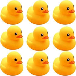 10-100pcs Kids Bath Duck Toys Ducks Squeak and Float Duckies Shower Toy Party Decoration for Toddlers Boys Girls