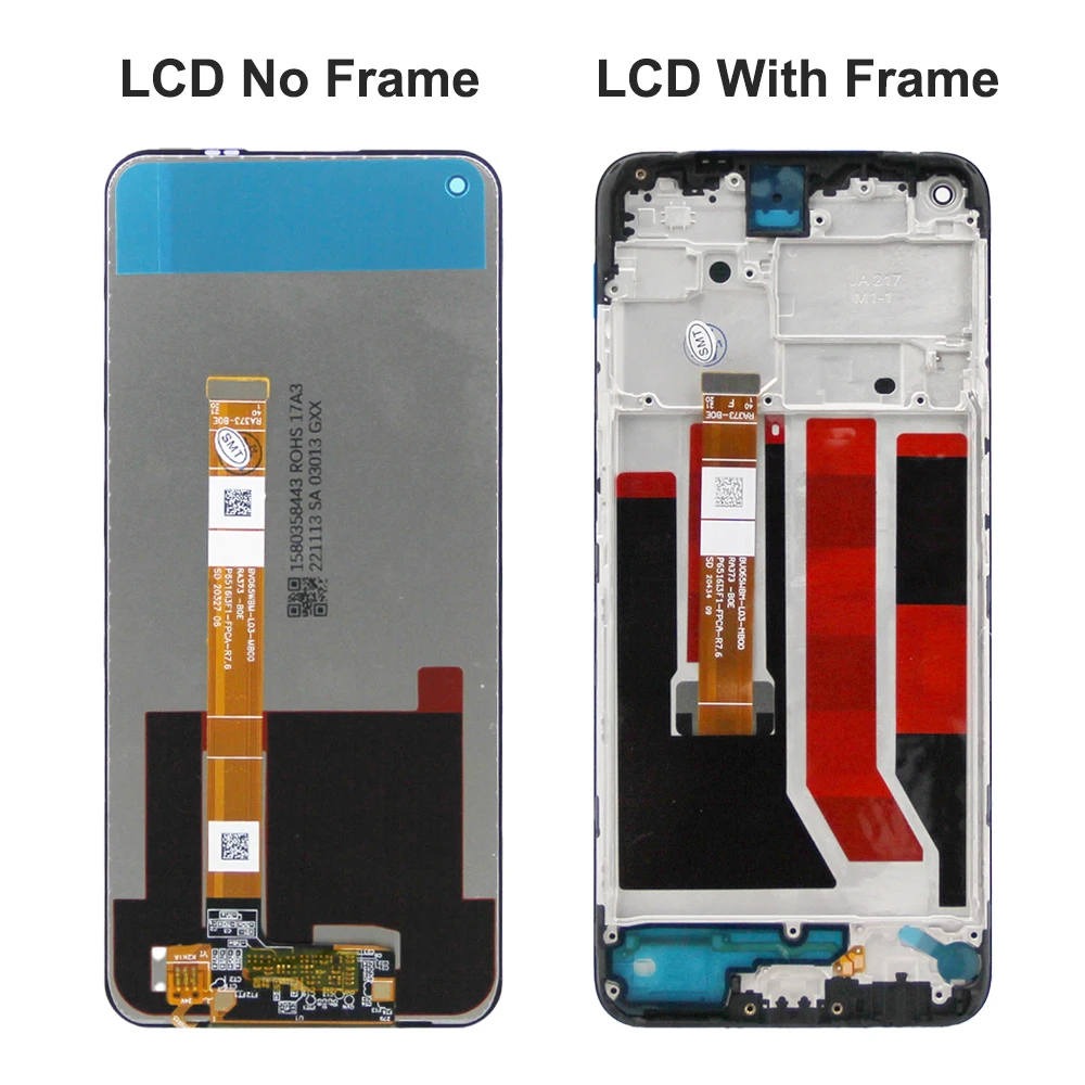 For OPPO A53S 4G 6.5\'\'For OPPO A53 4G CPH2139 CPH2135 CPH2127 LCD Display Touch Screen Digitizer Assembly Replacement