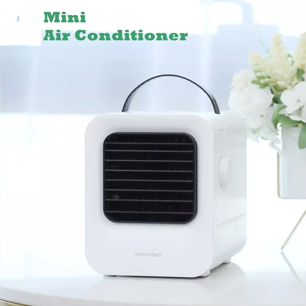 

youpin Microhoo 3 In 1 Mini Air Conditioner Water Cooling Fan Touch Screen Timing Artic Cooler Humidifier Bladeless Fan