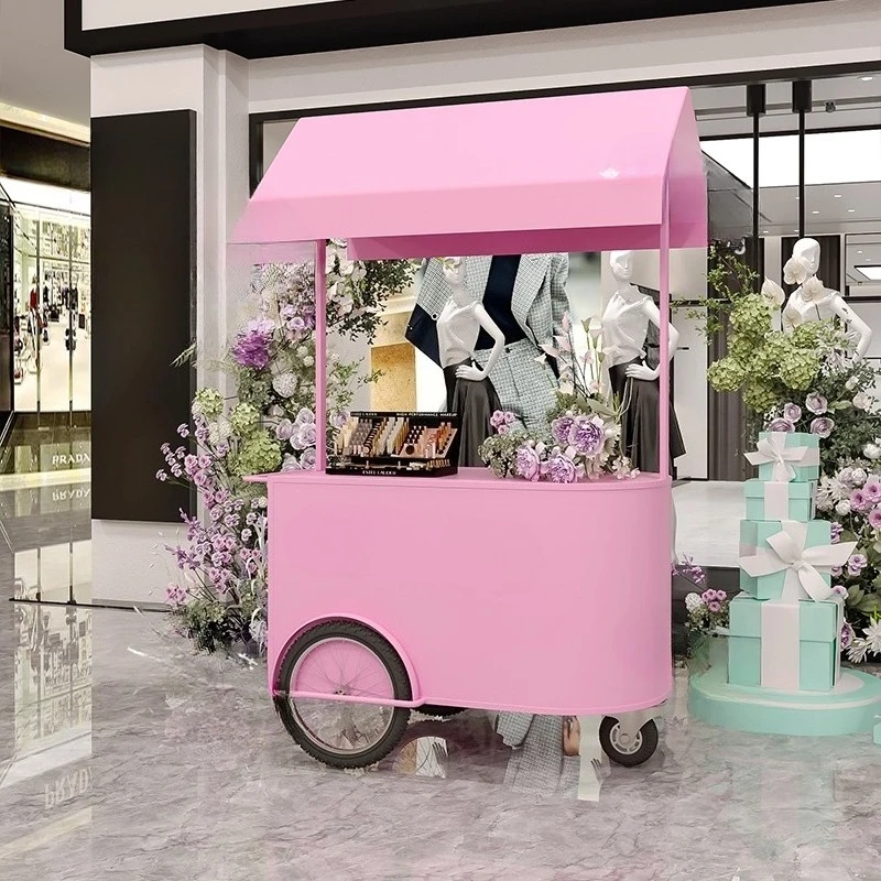 حامل عرض كشك، عربة بيع عائمة متنقلة، حامل عرض نشاط السوبر ماركت