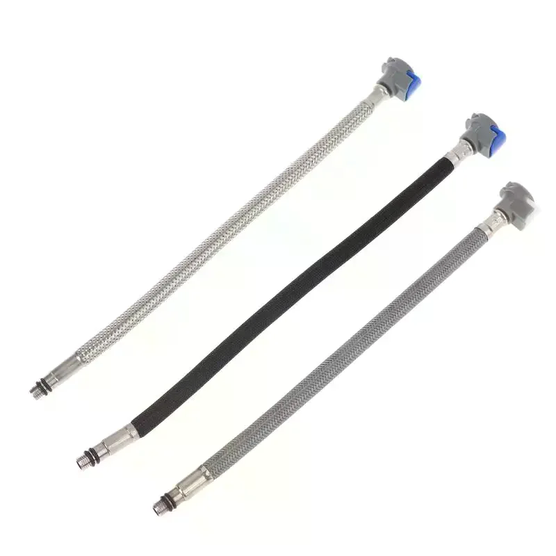 M8 Replacement Faucet Hose Quick Connect Pull Out Hose Nylon Hose Tube 150/28/30cm Kitchen Accessories