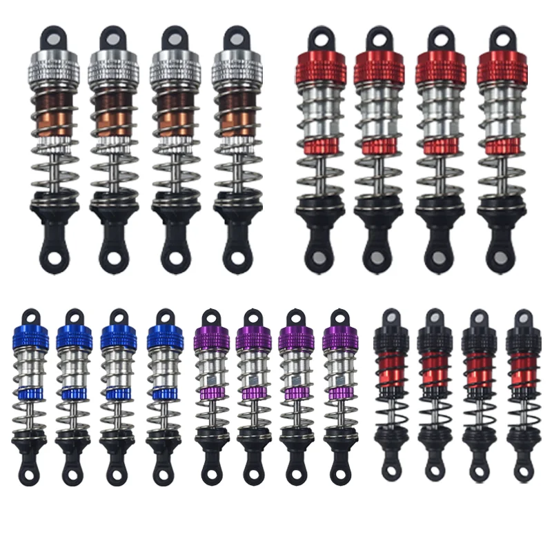 Metal Front&Rear Universal Shock Absorber for Wltoys 124019 144001 RC Car Upgrade Parts