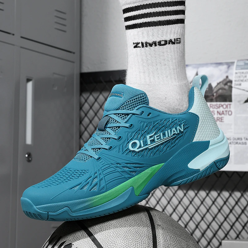 أحذية تنس جديدة، مقاس كبير 36-45، أحذية كرة طائرة خارجية مضادة للانزلاق، أحذية كرة الريشة للياقة البدنية خفيفة الوزن #3