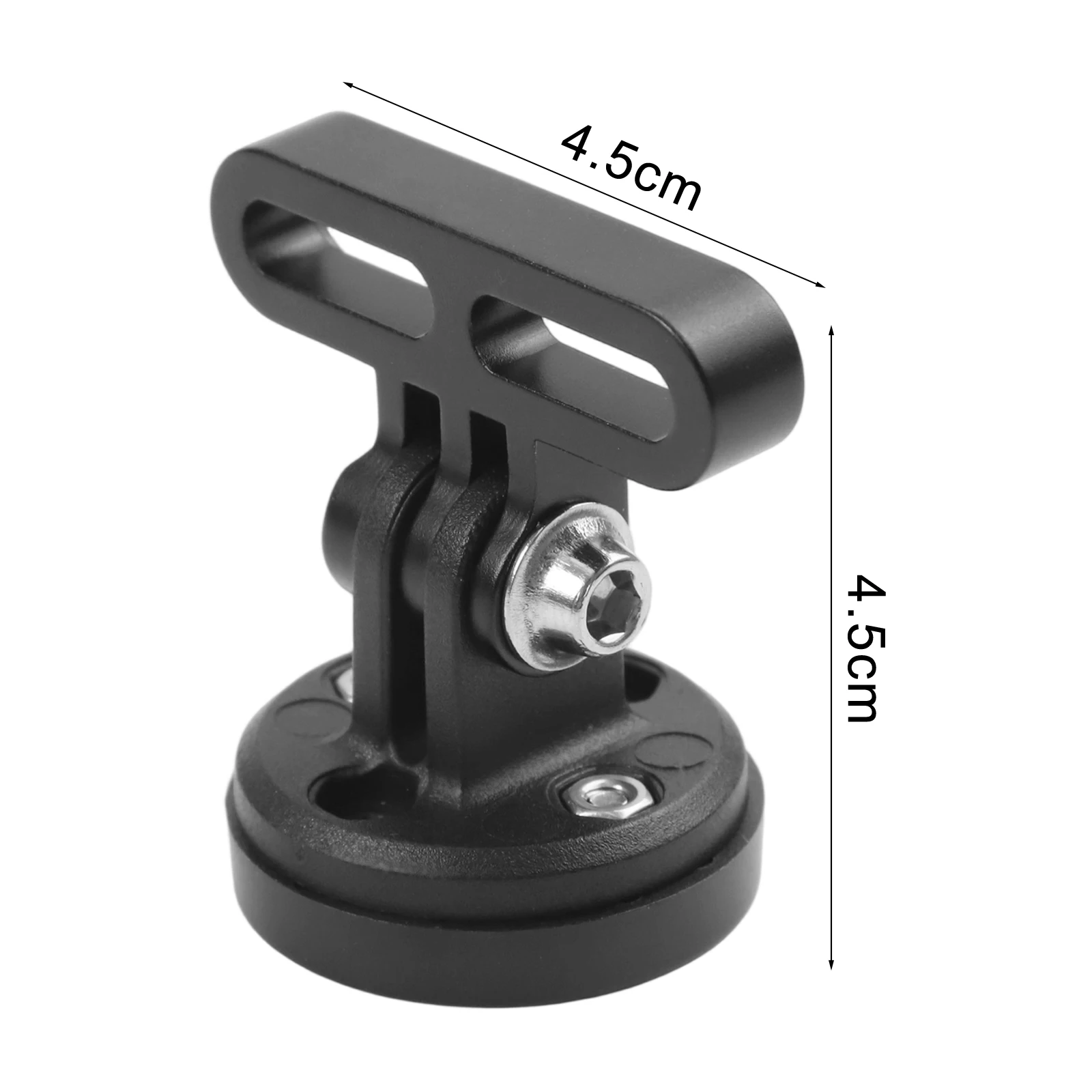 1 ชุดที่ยึดแฮนด์จักรยาน ที่ยึดแฮนด์จักรยาน 4.5*4.5 ซม. อลูมิเนียมอัลลอยด์ สีดำ M5*40 มม. แข็งแรงและน้ำหนักเบา