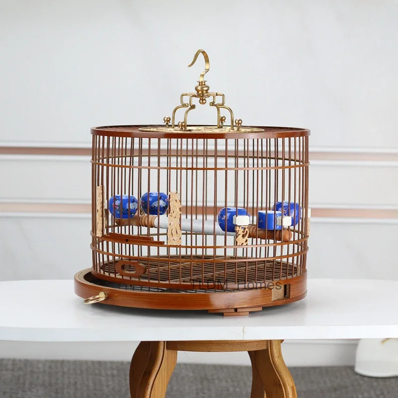 

Canary Parrot Bird Cage Protector Carrying Budgie Small Hamster Bird Cage Outdoor Gaiola Para Passaros Decorative Home Cage