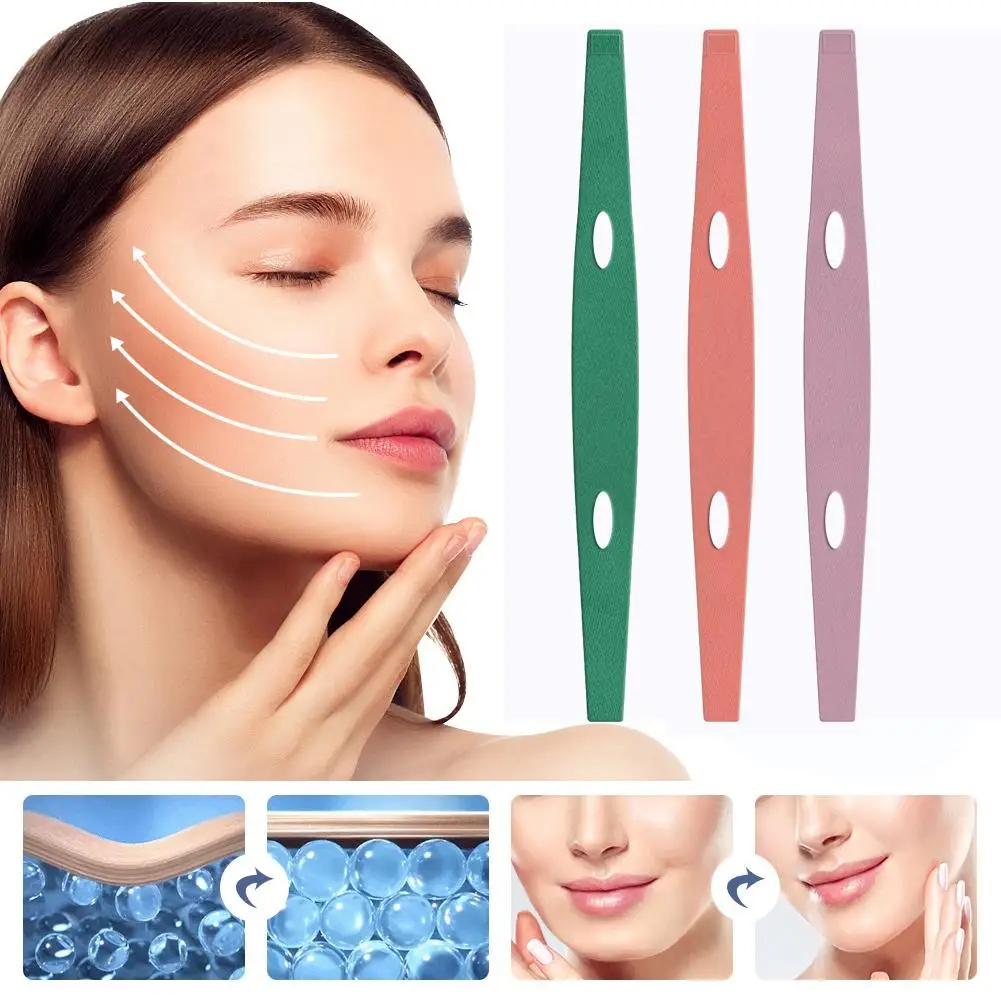 นํากลับมาใช้ใหม่ V Line Face Shaper Face Slimming BANDAGE ผู้หญิง UP Lift Beauty Face เครื่องมือเข็มขัดนวดคางผิว Cheek STRAP Facial Z5B5