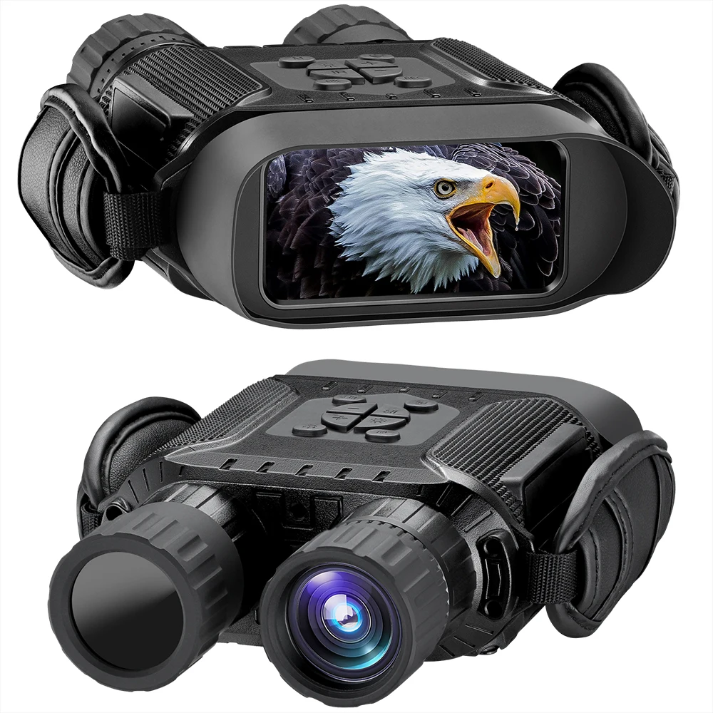 

High-end Infrared 6x Night Vision Binoculars Long Range for Hunting Camping Monocular Telescope Night not Thermal Binocular