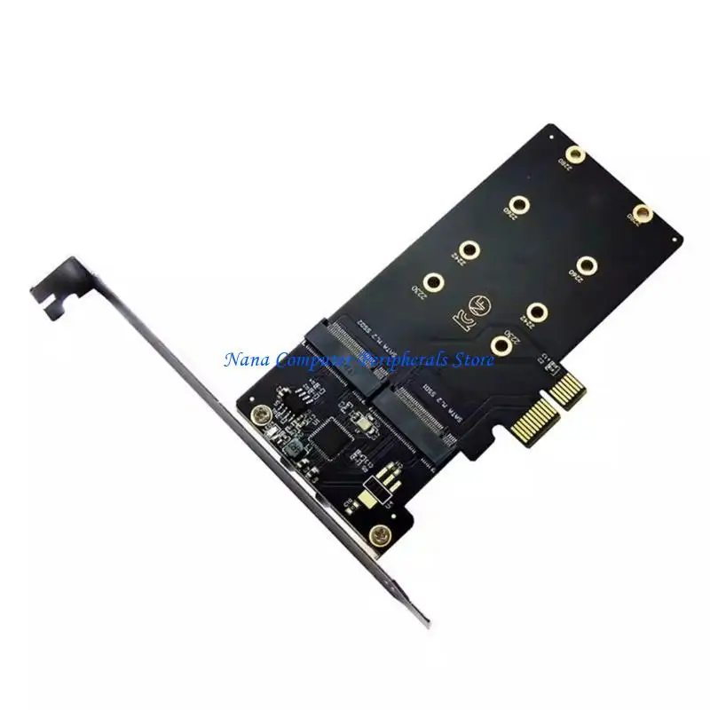 F68C M.2 NGFF SSDS إلى بطاقة محول PCIE PCIE إلى M.2 مع بطاقة الدعم M.2 NGFF 2242 2260 2280 2260 SSDS
