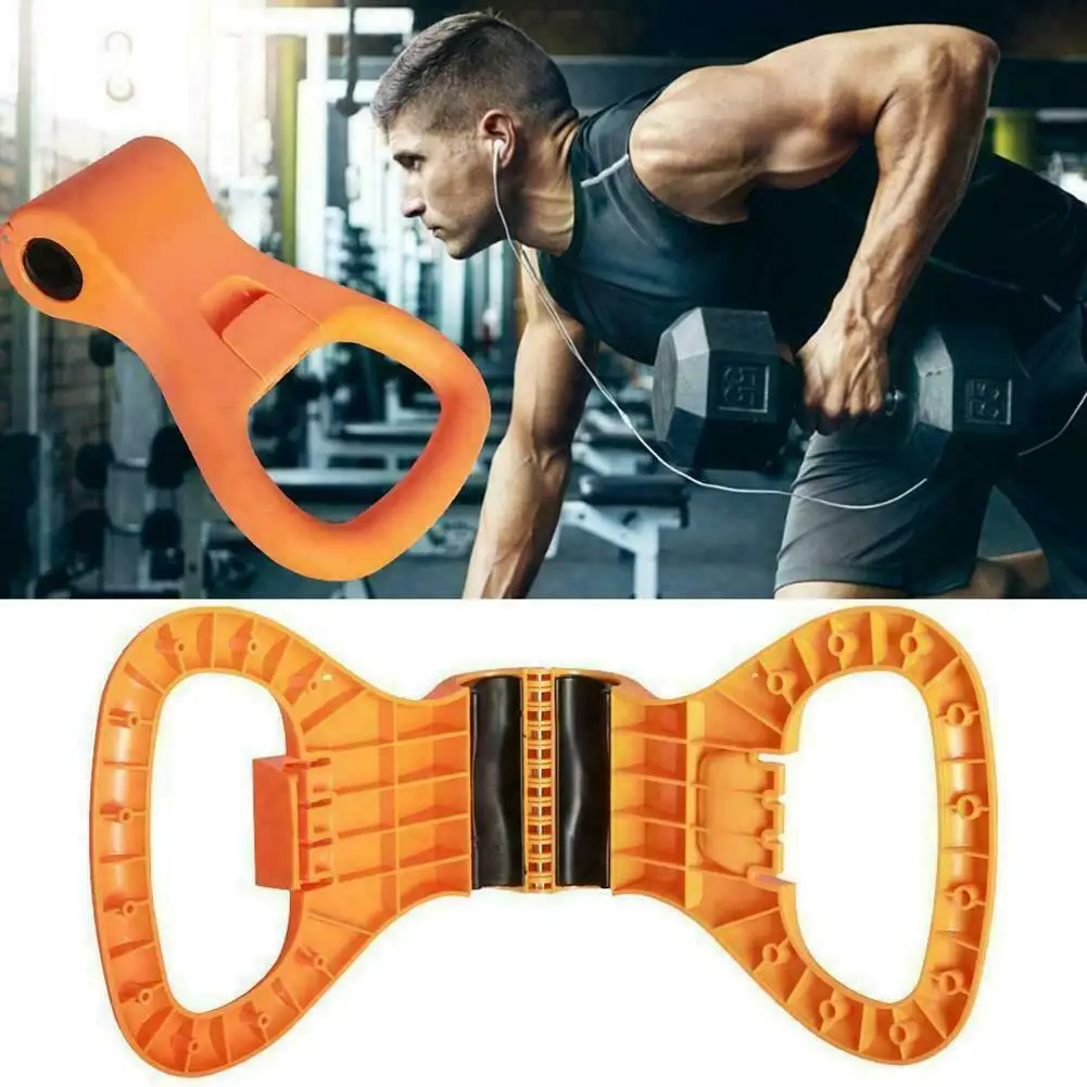 Adjustable Barbell and Weights Converter Dumbbell Adapter Kettlebell Grip Handle Clip Exercise Equipment
