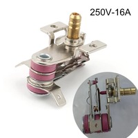 New AC 250V 16A Adjustable Temperature Switch Bimetallic Heating Oven Thermostat For Electric Oven Thermostat Switch Repair Part
