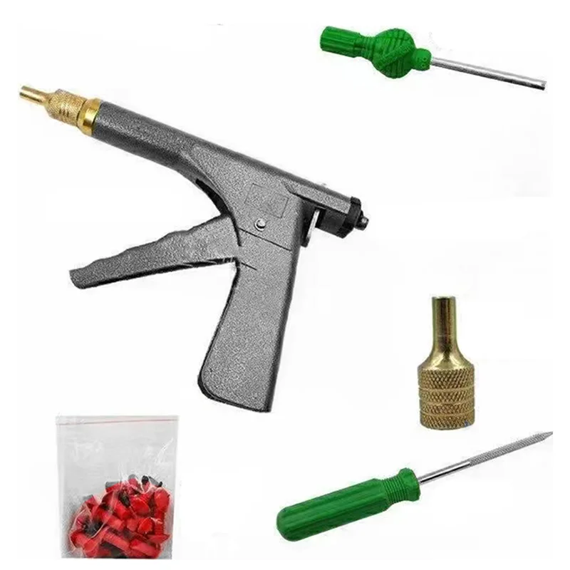 

Tire Repair Kit Auto Bike Tire Repair Puncture Plug Garage Motorcycle Wheel Vacuum Kit
