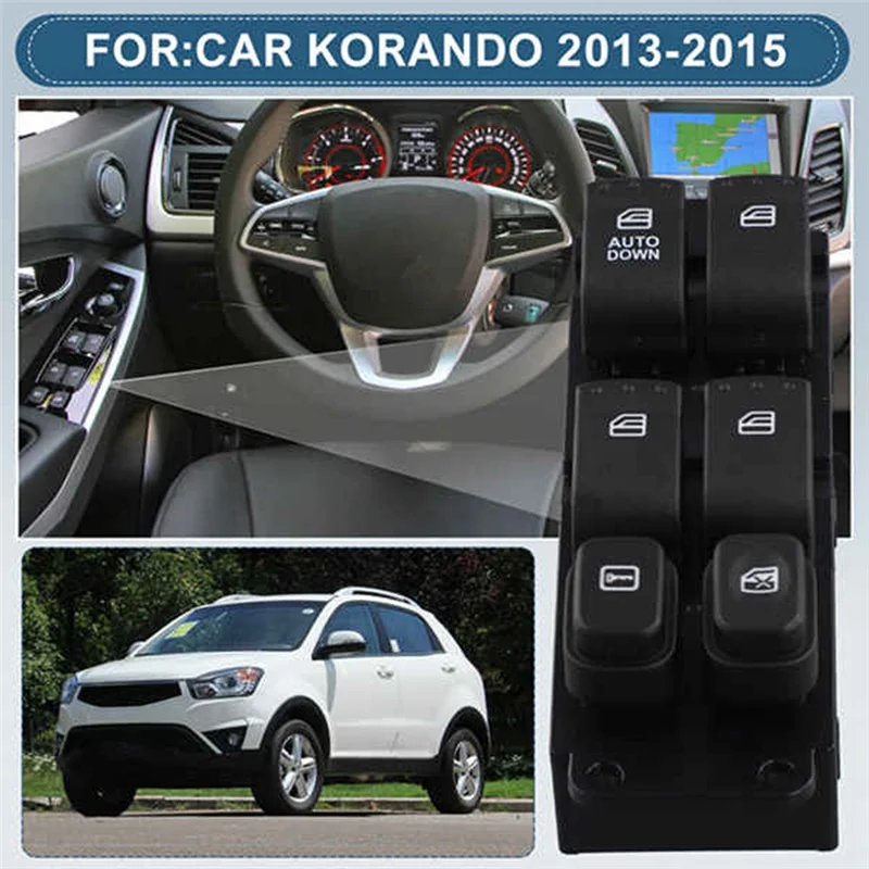 

Power Window Switch 8581134000 Front Left Side For Ssangyong Korando 2013-2015 Car Replacement Part