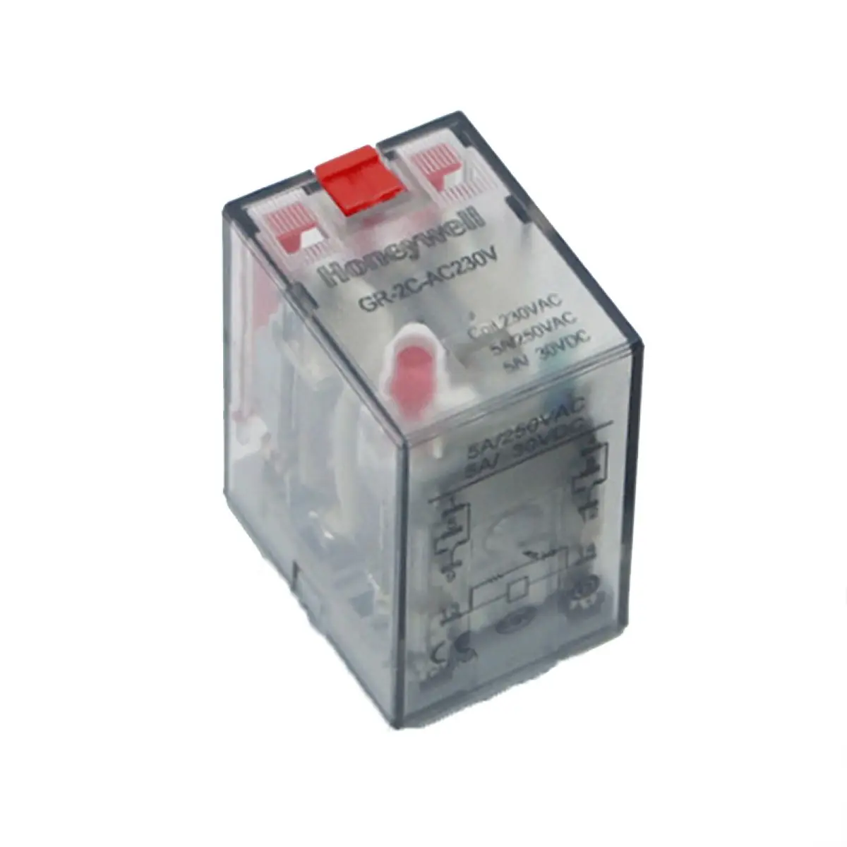 GR-2C-AC230V GR small intermediate relay 220VAC | 2NO+2NC | 5A