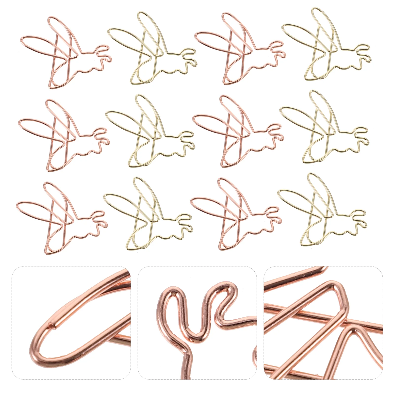 20 Pcs Butterfly Paperclip Insect Series Creative Animal Wholesale 4D 20pcs Packaged Tissue Wrapping Clips Unique