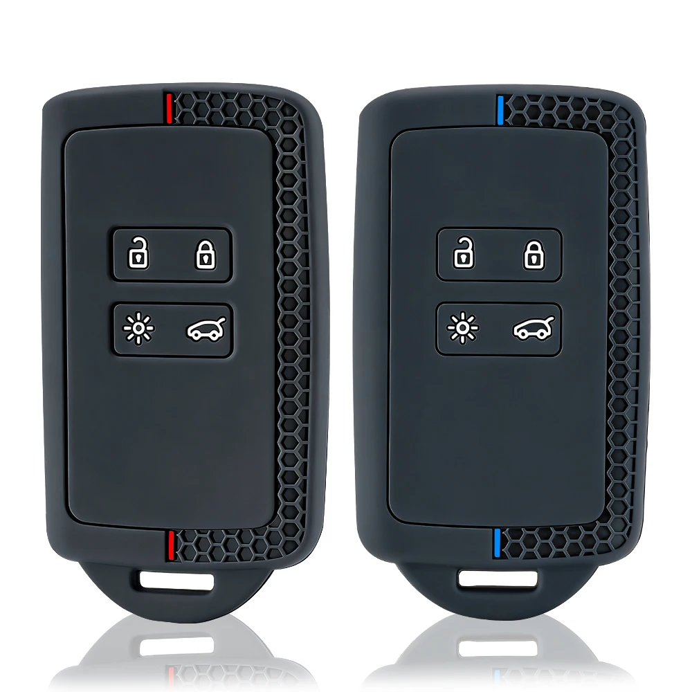 Capa para chave de cartão, para renault clio 4 5 austrália arkana captur megane zoe koleos kadjar dacia espanador sandero jogger logan