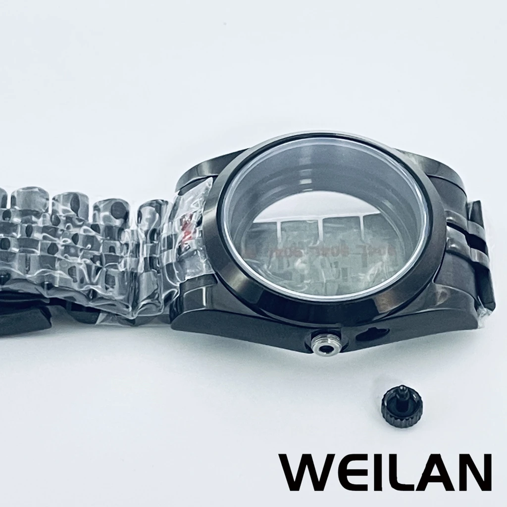 36mm 40mm Black NH34 NH35 NH36 NH38 NH39 NH70 NH72 ETA2824 PT5000 Watch Case Top Waterproof Sapphire Crysta