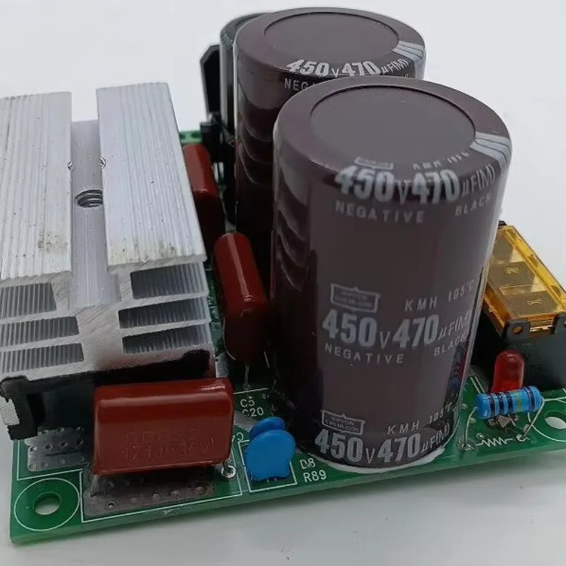 High Voltage Rectifier Board 220V AC Rectifier Board 50A Rectifier Bridge Stack 2 470UF Capacitors