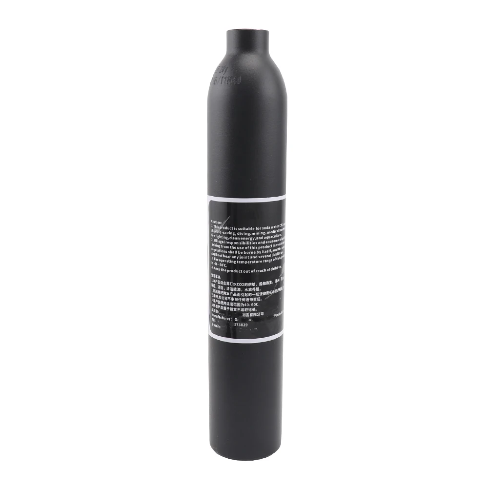 300Bar 4500PSI Gas Cylinder Aluminium Air Tank Aquarium Soda CO2 Oxygen Cylinder Bottle Refill M18*1.5 Thread