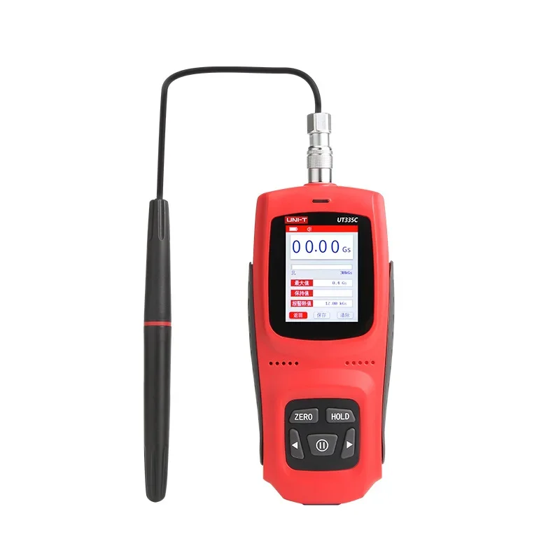 UNI-T UT335A المغناطيس الدائم غاوس متر يده الرقمية تسلا متر التدفق المغناطيسي متر سطح المجال المغناطيسي 5% دقة