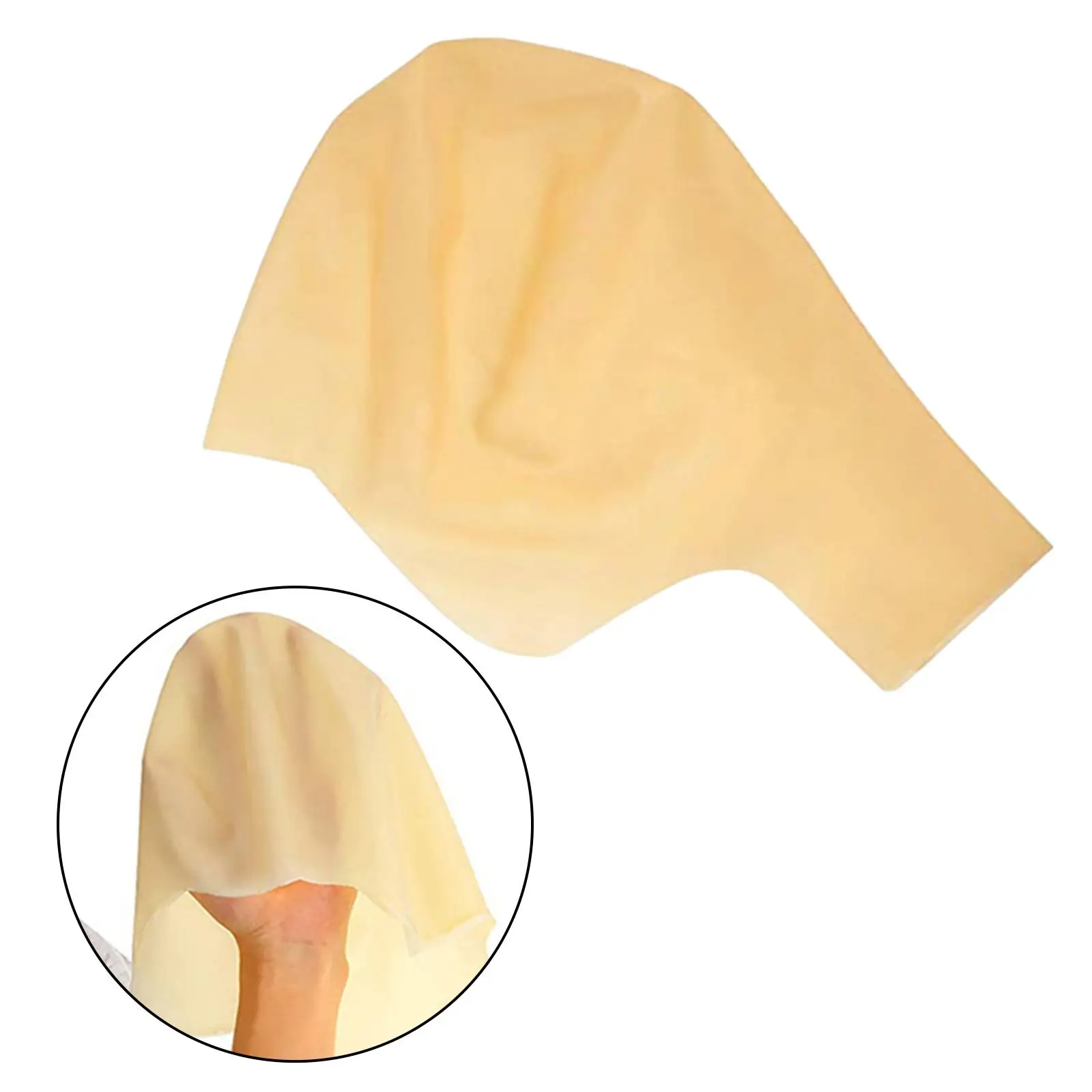 Comfortable Skinhead Cap Latex Bald Head Hat Costume Accessories for Dance Headdress Vintage Party Halloween Cosplay