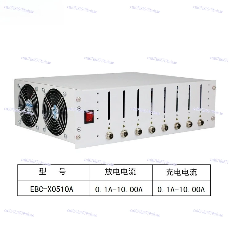 EBC-X8 Channel Battery Separating Cabinet Iron Lithium Ternary 18650 Capacity Tester 10A Intelligent Separating Capacity