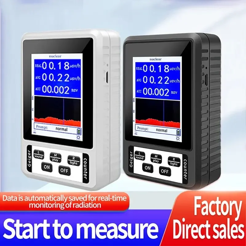 NEW XR-1 Portable Geiger Counter Nuclear Radiation Detector Personal Dosimeter Marble Tester X-Ray Radiation Dosimeter