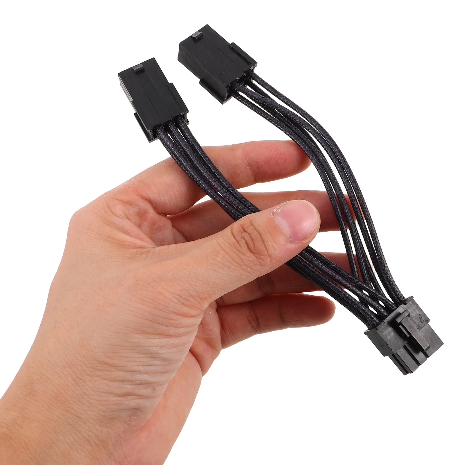 

6pcs High Efficiency GPU Power Supply Cables Adapter Converter for Graphics Card Stable Transmission Durable PCIe Extension Cord