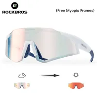 ROCKBROS Cycling Glasses Photochromic Sunglasses Men Women UV400 Protection Goggles Fishing Hiking Eyewear Cycling Glasses