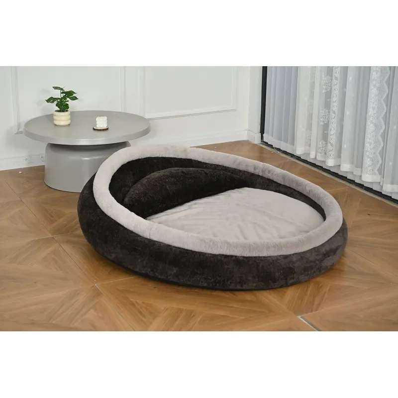 Luxury Human Pet Bed Large Orthopedic Dog Bed Washable Plush Human Dog Bed for Adults Cats and Large Dogs